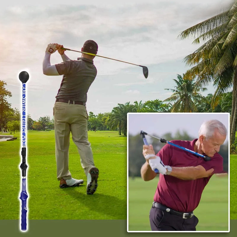 Golf Swing Trainer Aid For Practicing Accurate Posture Balance And Power 7039717998692-1
