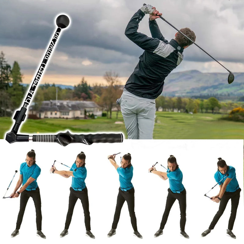 Golf Swing Trainer Aid For Practicing Accurate Posture Balance And Power 7039717998692-1