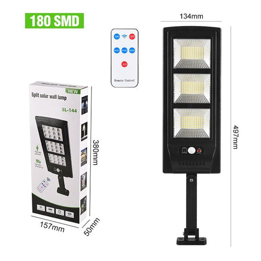 Solar Powered LED Street Lamp Illuminates Outdoors For Bright Night Safety 14814290215238-1