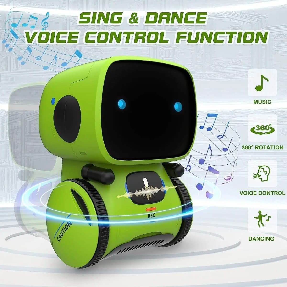 Groovebot Mini - Interactive Dance Robot With Voice And Sound Functions 10186340368648-1