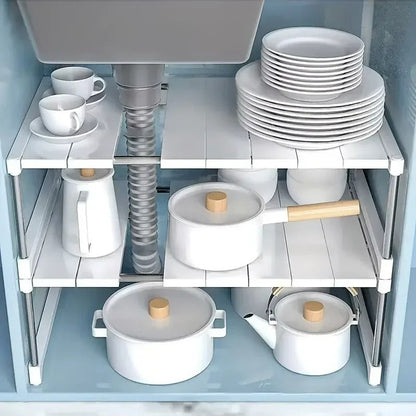 Adjustable Under-Sink Organizer for Smart and Space-Saving Storage 14998139830598-1