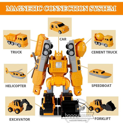 TransformaTruck - Magnetic Construction Vehicle Toy