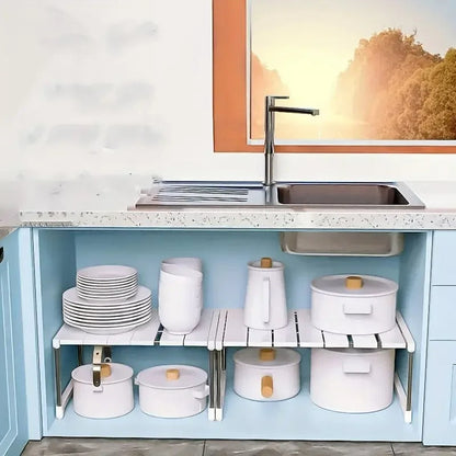 Adjustable Under-Sink Organizer for Smart and Space-Saving Storage 14998139830598-1