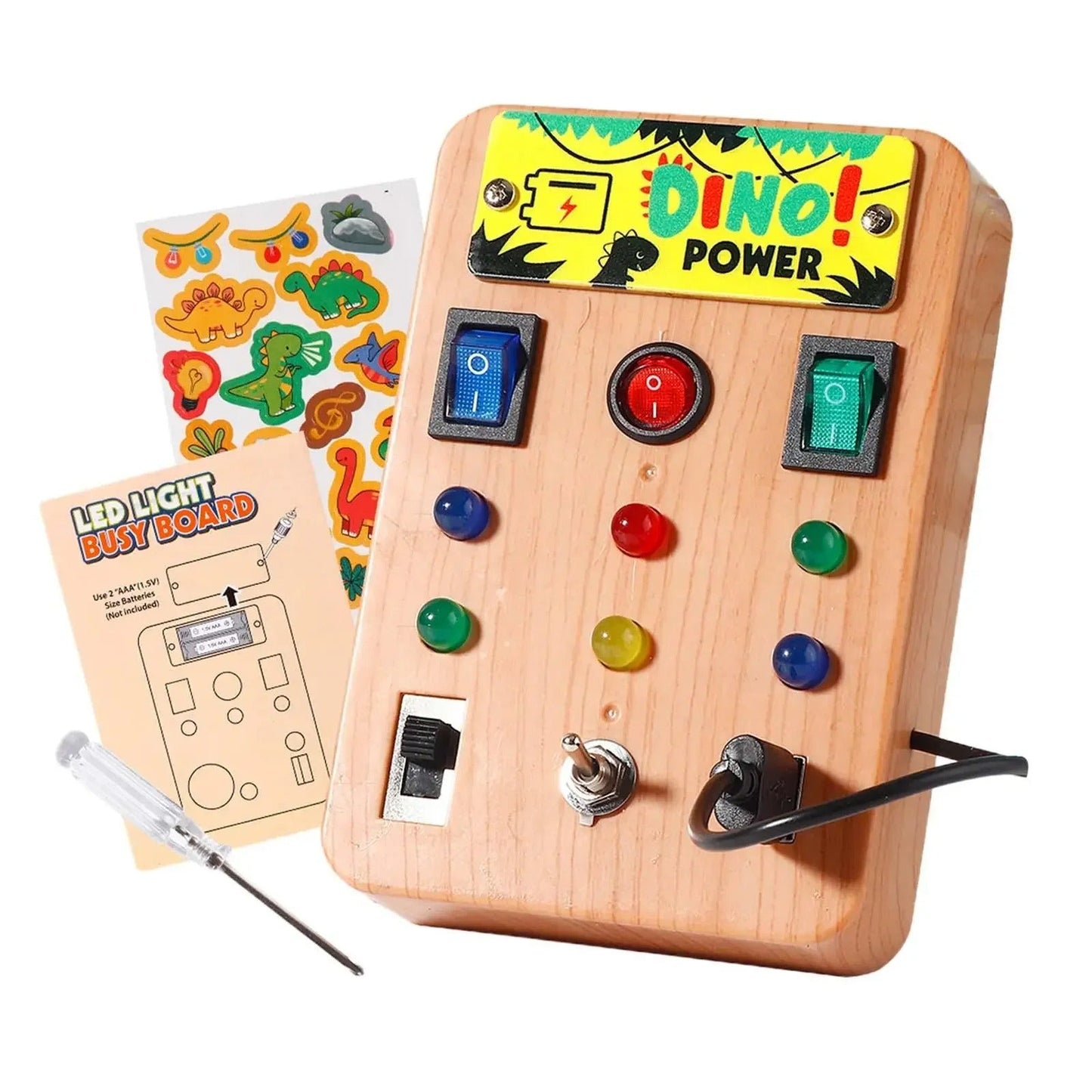 Interactive Light Button Board for Sensory Development and Creative Play 15085327843673-1