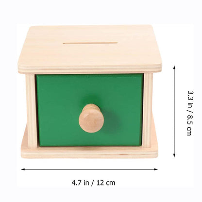 Wooden Coin Drop Game for Toddlers to Build Fine Motor Skills 15106711126361-1