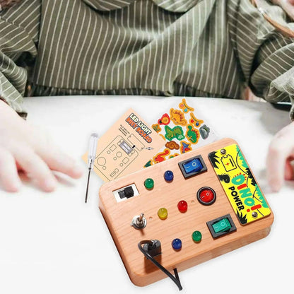 Interactive Light Button Board for Sensory Development and Creative Play 15085327843673-1