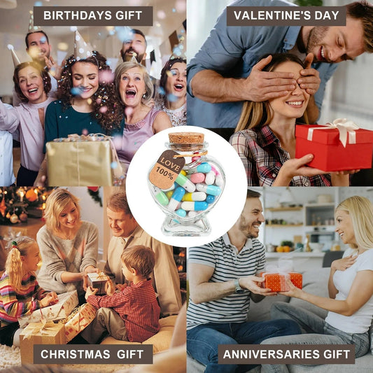 Message Capsule Glass Bottle Keepsake Set For Personalized Love Notes 14980430954822-1