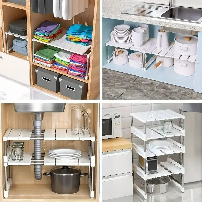 Adjustable Under-Sink Organizer for Smart and Space-Saving Storage 14998139830598-1
