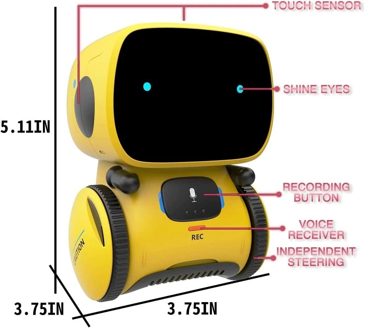 Groovebot Mini - Interactive Dance Robot With Voice And Sound Functions 10186340368648-1