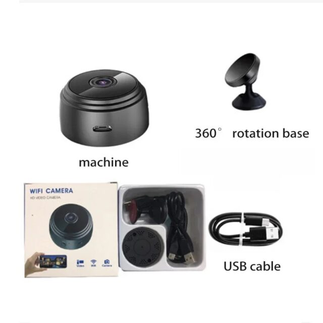 Mini 1080P WiFi Camera with Night Vision &amp; Motion Detection