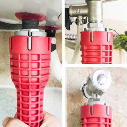 18-in-1 Collapsible Plumbing Wrench Tool for Sink Faucet Installation 7931606925595-1