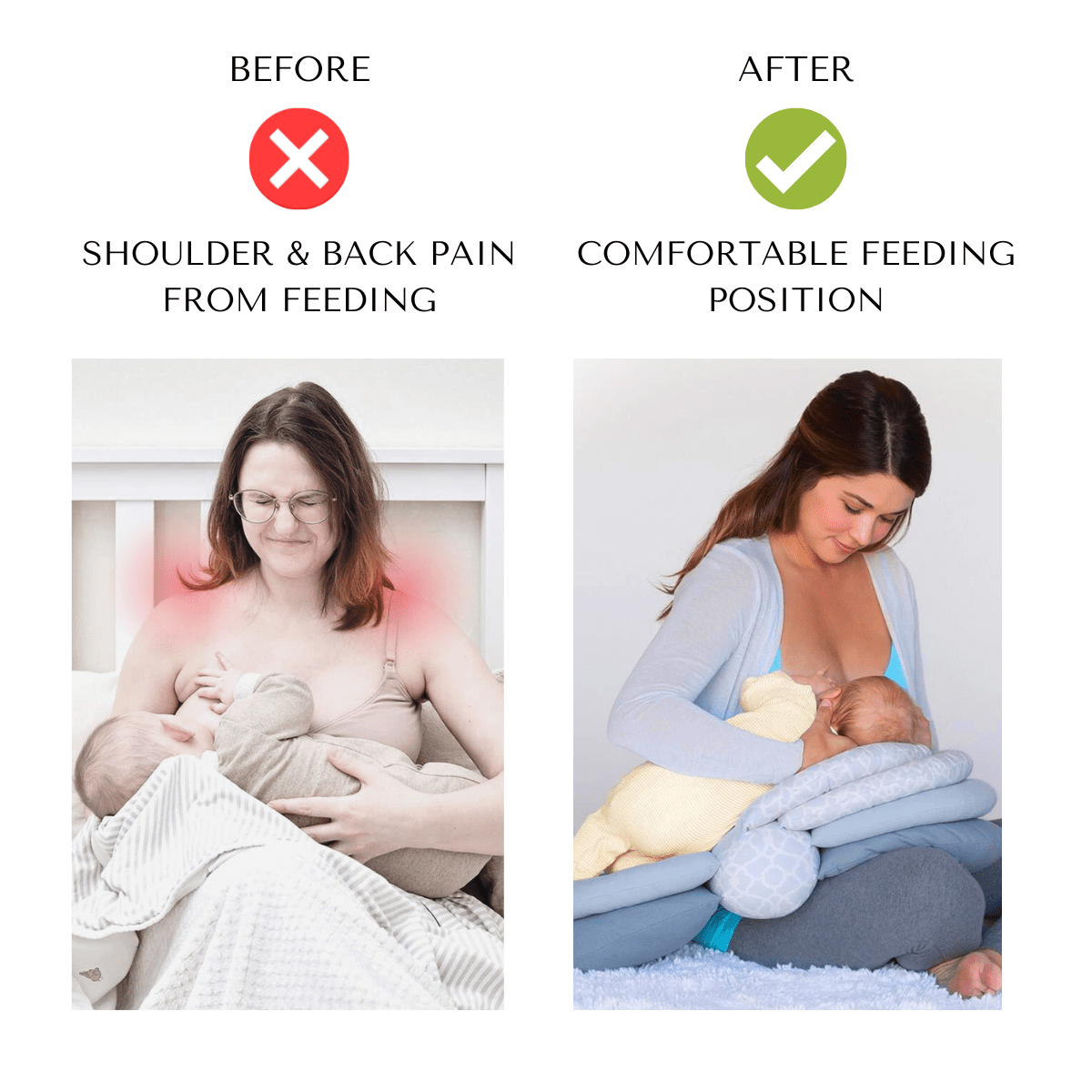 Adjustable Nursing Pillow Supports Comfortable Feeding Positions For Mother And Baby 14988271878470-1