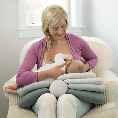 Adjustable Nursing Pillow Supports Comfortable Feeding Positions For Mother And Baby 14988271878470-1