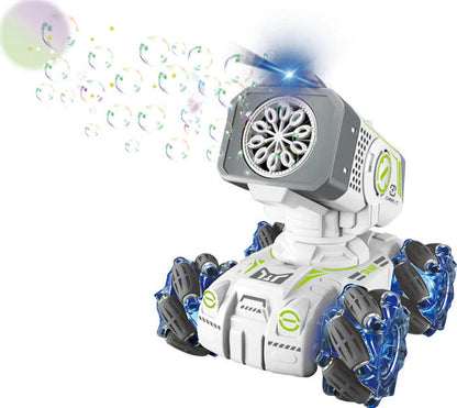 Remote Control Bubble Robot Car for Kids Fun Outdoor Play 8102435160285-1