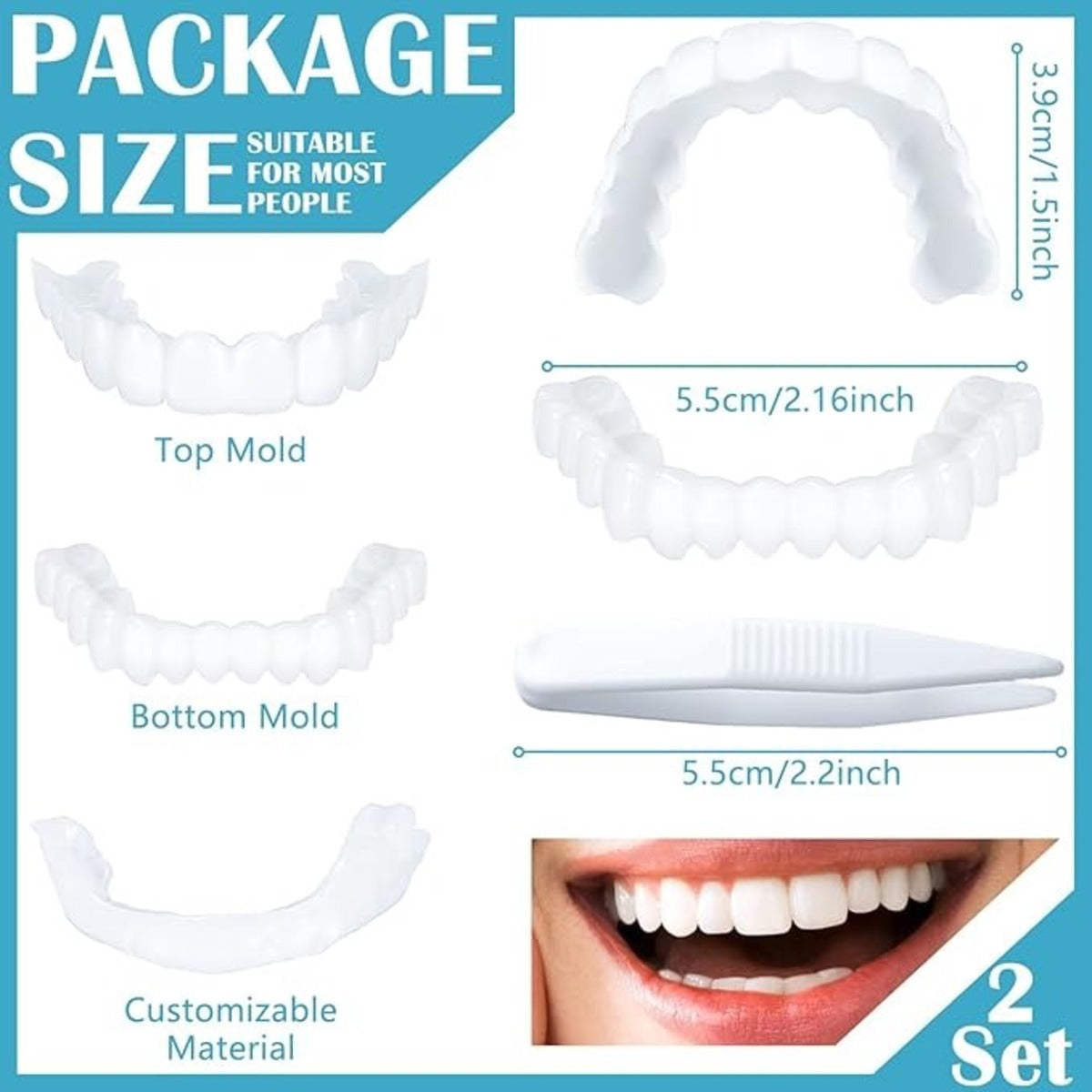 Dental Aligner For Whitening Teeth And Invisible Orthodontic Comfort