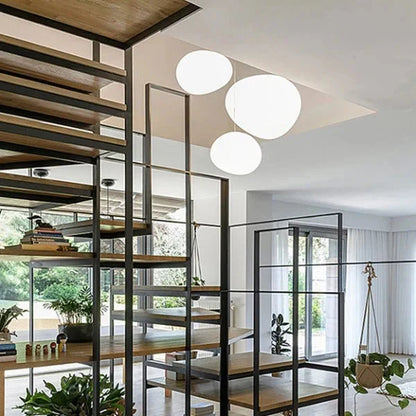 Cobblestone Pebble Pendant Light Ceiling Fixture Modern Minimalist Dining Kitchen 10066876334419-1