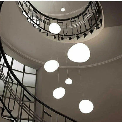 Cobblestone Pebble Pendant Light Ceiling Fixture Modern Minimalist Dining Kitchen 10066876334419-1