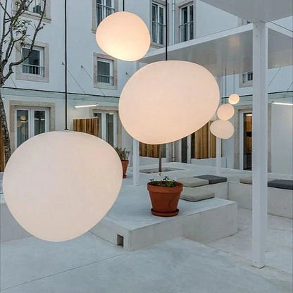 Cobblestone Pebble Pendant Light Ceiling Fixture Modern Minimalist Dining Kitchen 10066876334419-1