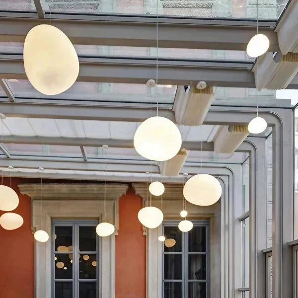 Cobblestone Pebble Pendant Light Ceiling Fixture Modern Minimalist Dining Kitchen 10066876334419-1