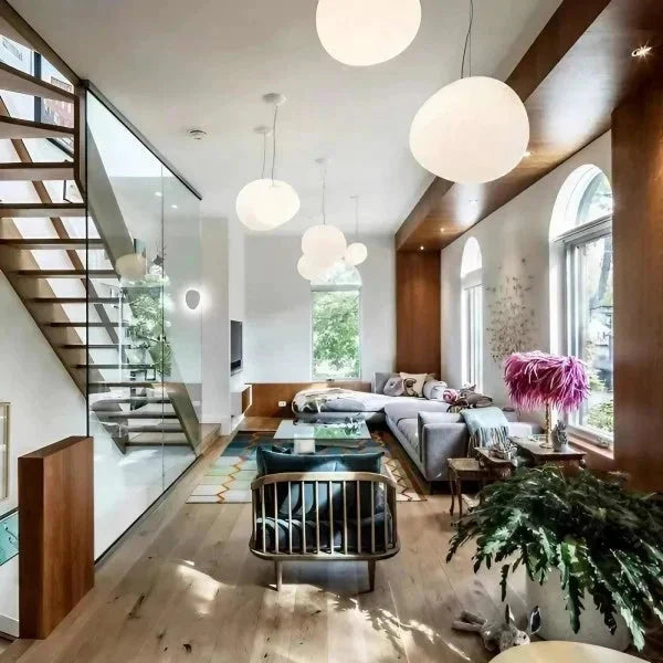 Cobblestone Pebble Pendant Light Ceiling Fixture Modern Minimalist Dining Kitchen 10066876334419-1