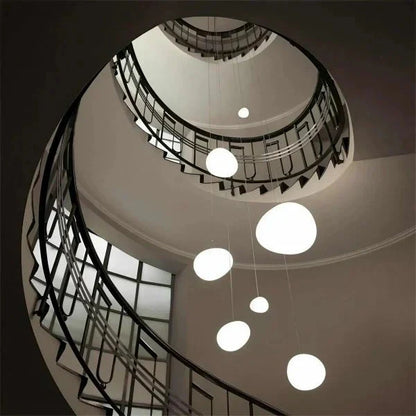 Cobblestone Pebble Pendant Light Ceiling Fixture Modern Minimalist Dining Kitchen 10066876334419-1