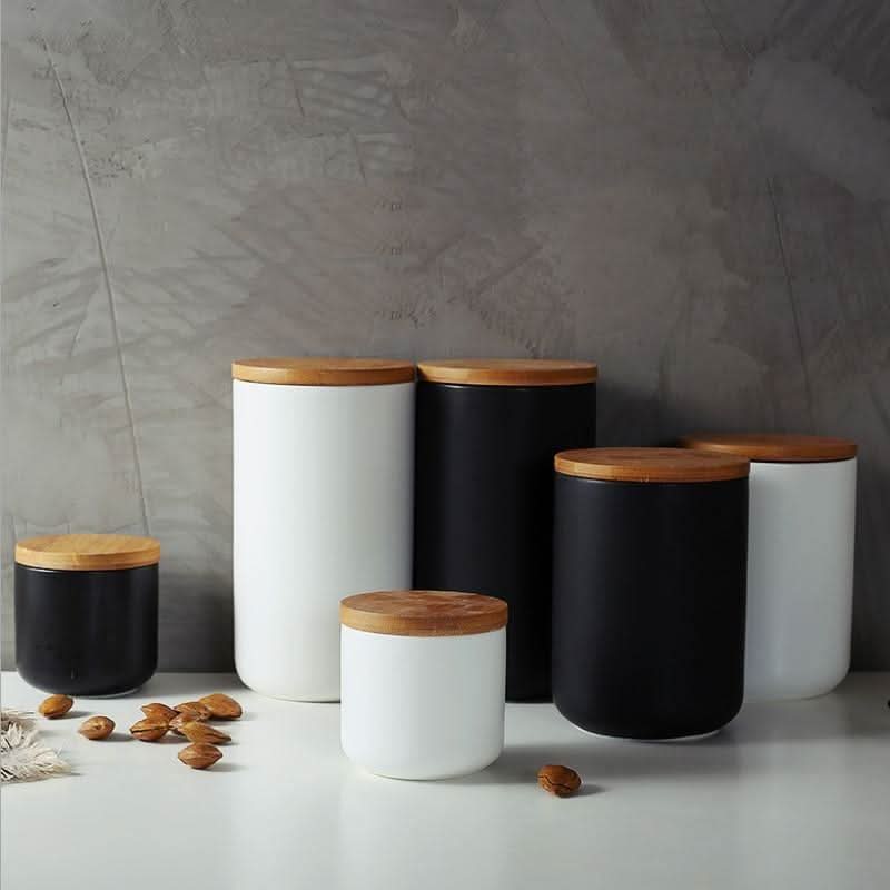 Ceramic Storage Jars - Airtight & Stylish For Every Kitchen 10087582171400-1
