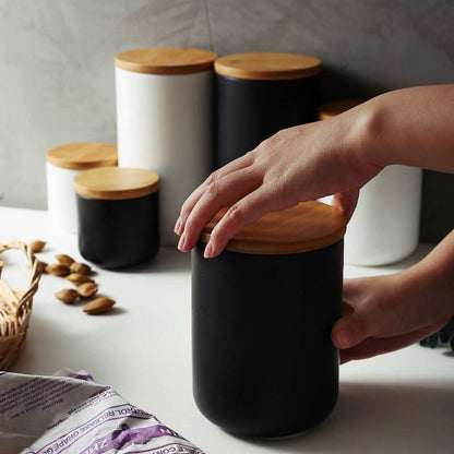 Ceramic Storage Jars - Airtight & Stylish For Every Kitchen 10087582171400-1