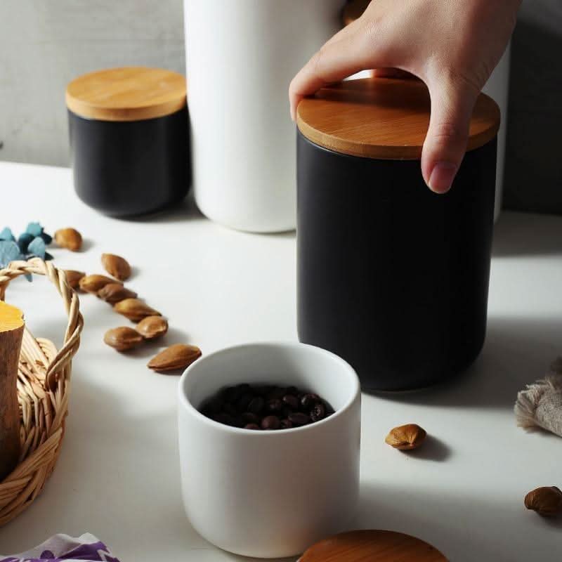 Ceramic Storage Jars - Airtight & Stylish For Every Kitchen 10087582171400-1