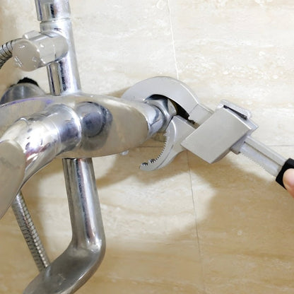 Adjustable Pipe Wrench for Easy Plumbing and Tight Space Repairs 15101086433606-1