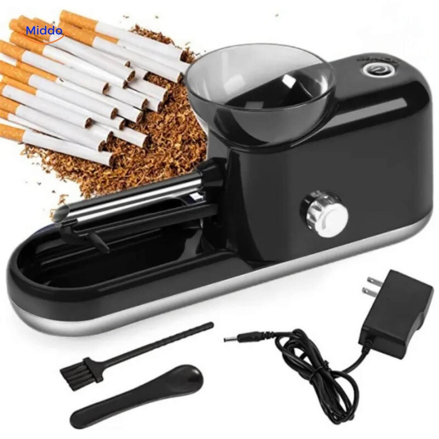 Automatic Cigarette Roller Makes Perfect, Adjustable Cigarettes Fast, Portable Convenience 14885977063750-1