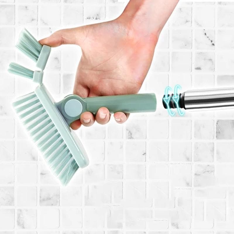 Rotatable Floor Scrub Brush Adjustable Long Handle Cleaning Corner Household Tool 14814316593478-1