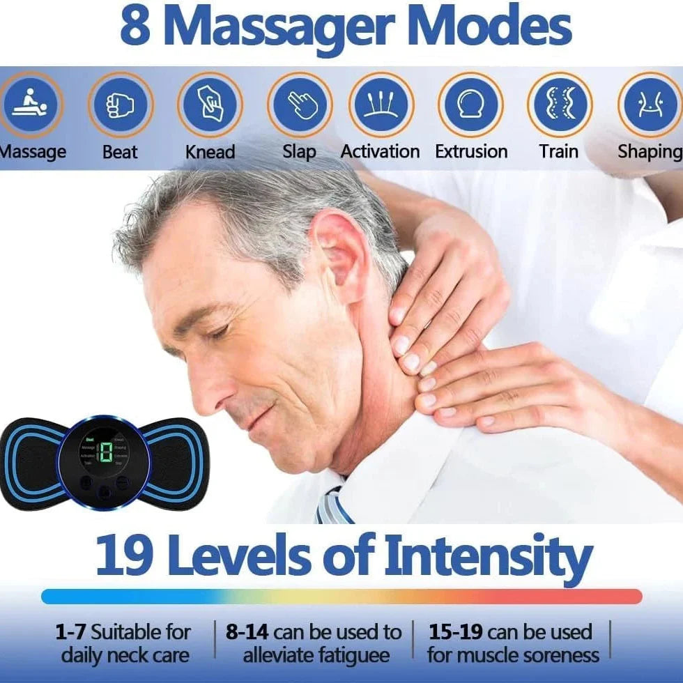 Aeroflux Wireless Tens Machine – Customisable Pain Relief With Modes And 19 Intensity Levels 15495005471100-1