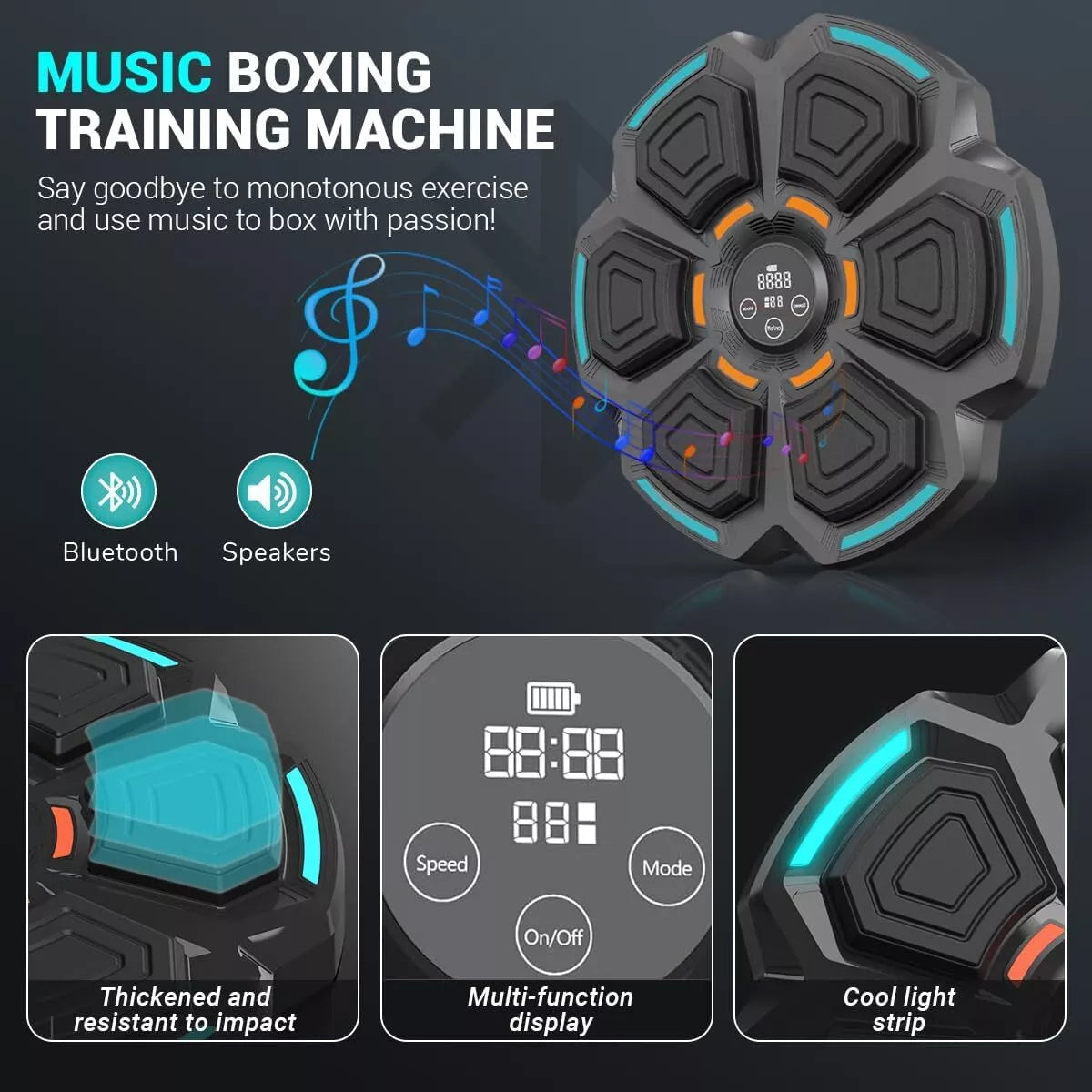 Aeroflux Bluetooth Music Boxing Machine Gloves 15203270099324-1
