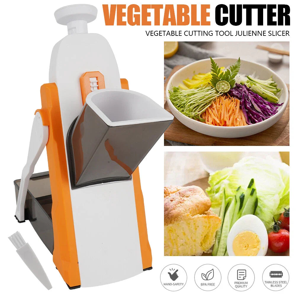 Aeroflux Multi-Purpose Safe Mandoline Vegetable Slicer – Adjustable Chopper Tool For Effortless Precision 15473977721212-1