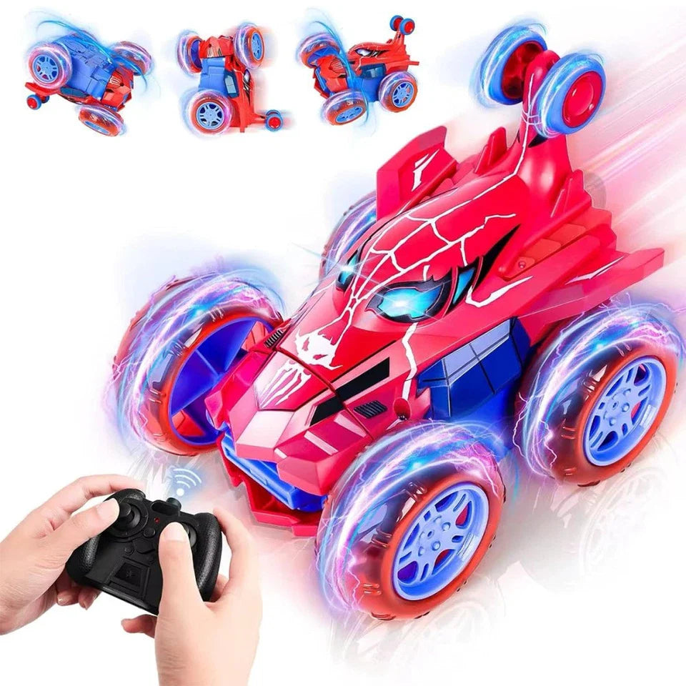 Aeroflux Spider Stunt Rc Car – 360° Drift, Led Lights & Rechargeable Power 15612154347900-1