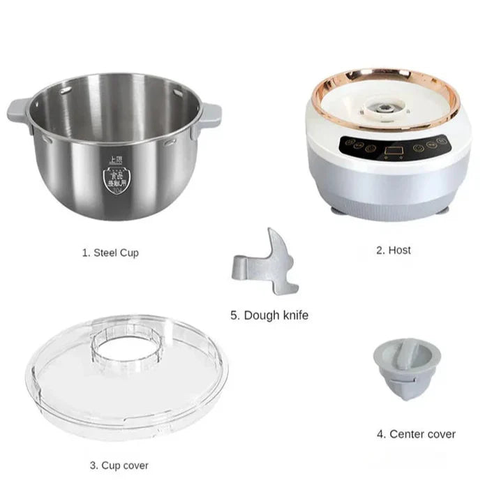 Aeroflux Electric Dough Mixer Precision Kneading With Built-In Dough Resting 15490905112956-1