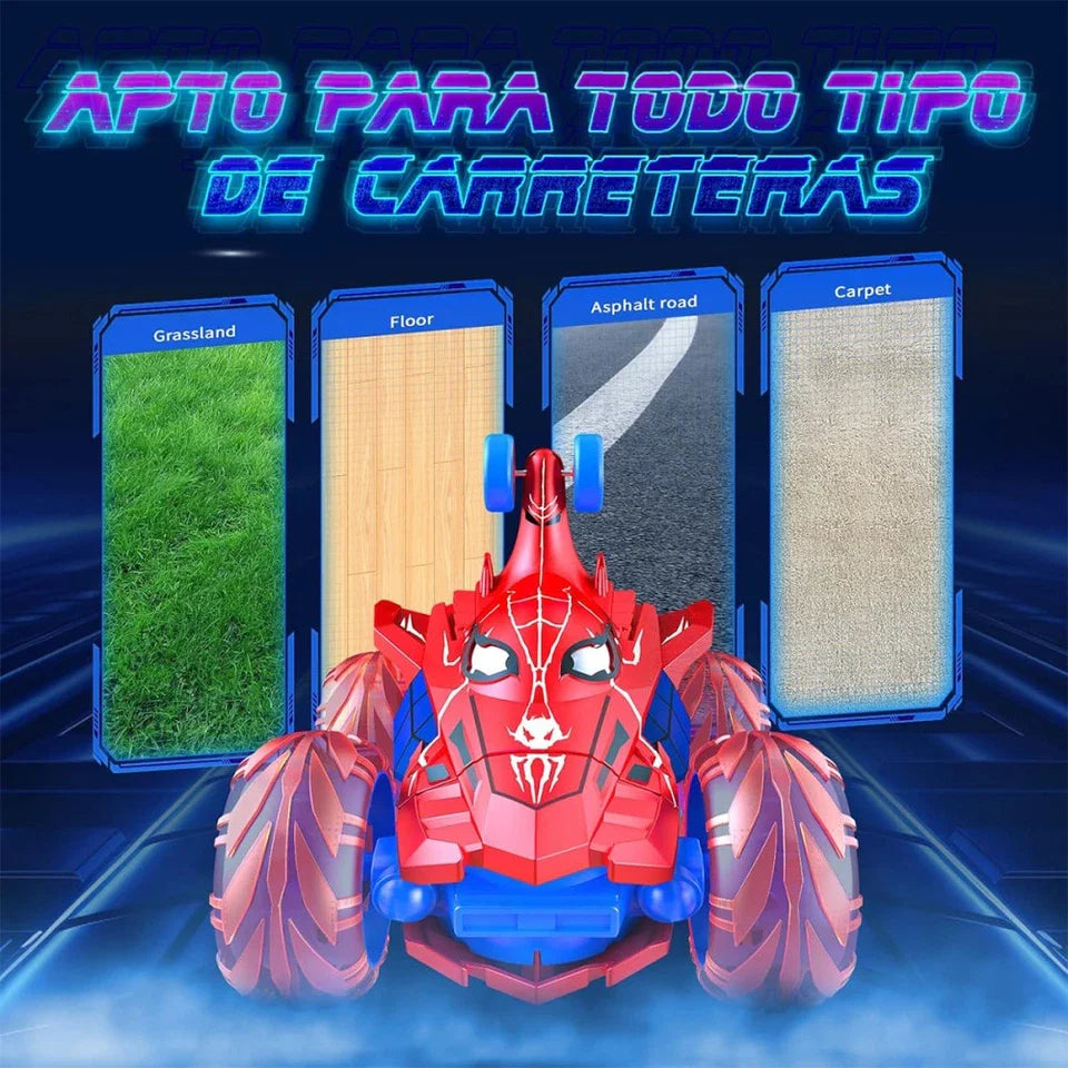 Aeroflux Spider Stunt Rc Car – 360° Drift, Led Lights & Rechargeable Power 15612154347900-1