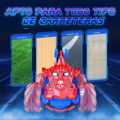 Aeroflux Spider Stunt Rc Car – 360° Drift, Led Lights & Rechargeable Power 15612154347900-1