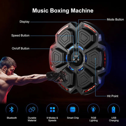 Aeroflux Bluetooth Music Boxing Machine Gloves 15203270099324-1