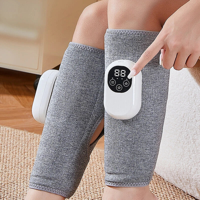 Aeroflux Cordless Leg & Calf Massager With Heat – Air Compression Therapy, Modes, Rechargeable Design 15426142437756-1