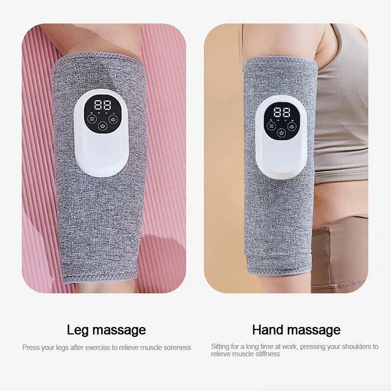 Aeroflux Cordless Leg & Calf Massager With Heat – Air Compression Therapy, Modes, Rechargeable Design 15426142437756-1