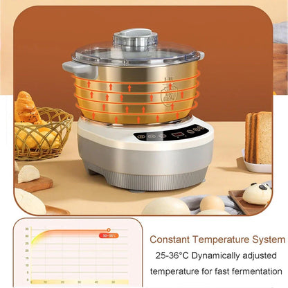 Aeroflux Electric Dough Mixer Precision Kneading With Built-In Dough Resting 15490905112956-1