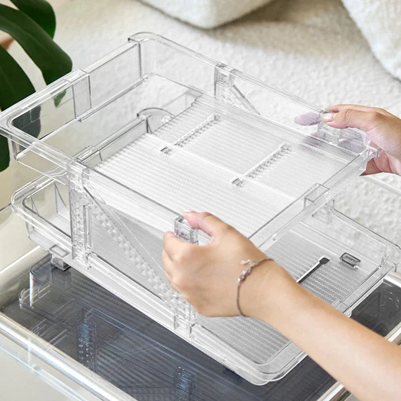 Refrigerator Drink Organizer Dispenser Keeps Beverage Cans Neat And Accessible 14984828846406-1