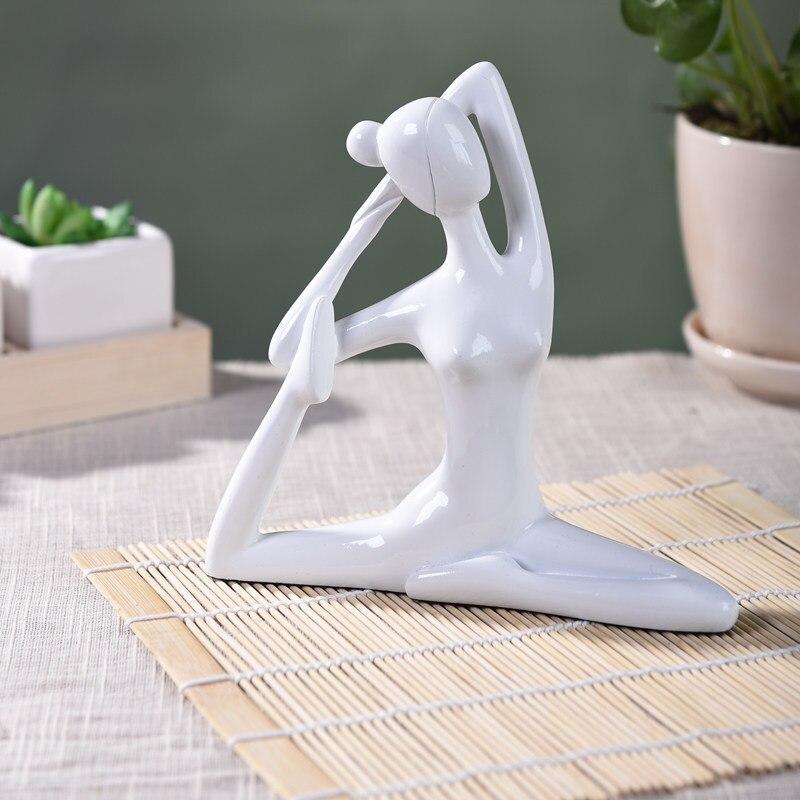 Shanti Yoga Girl Statuette For Meditation Room And Spiritual Decoration 6735240364186-1