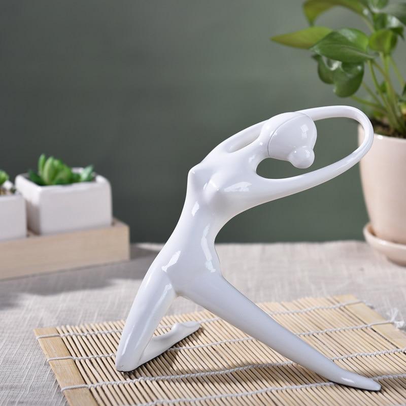 Shanti Yoga Girl Statuette For Meditation Room And Spiritual Decoration 6735240364186-1