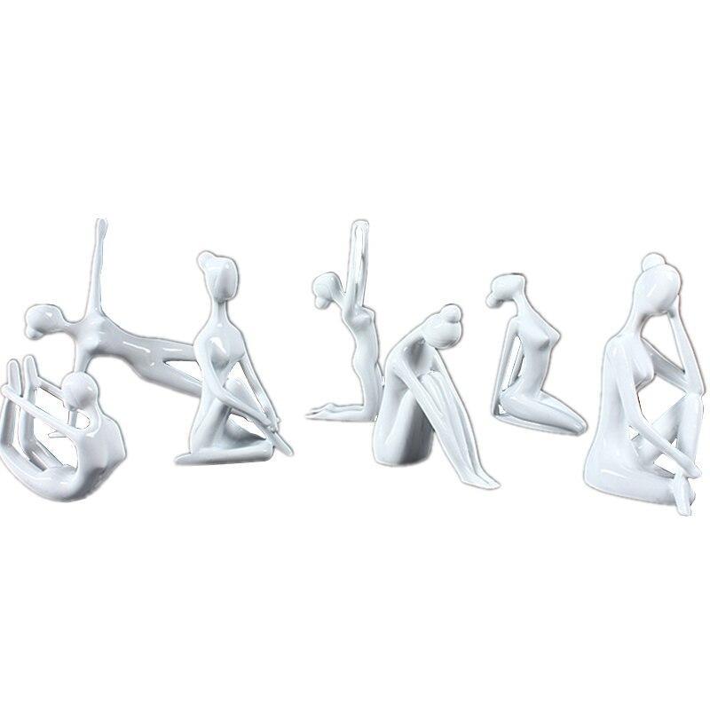 Shanti Yoga Girl Statuette For Meditation Room And Spiritual Decoration 6735240364186-1