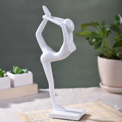 Shanti Yoga Girl Statuette For Meditation Room And Spiritual Decoration 6735240364186-1