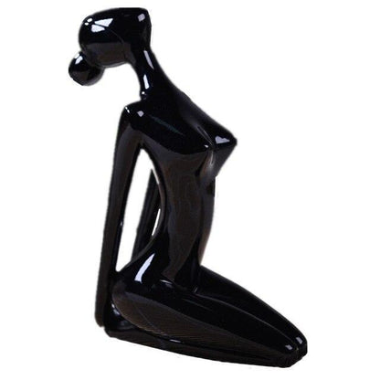 Shanti Yoga Girl Statuette For Meditation Room And Spiritual Decoration 6735240364186-1