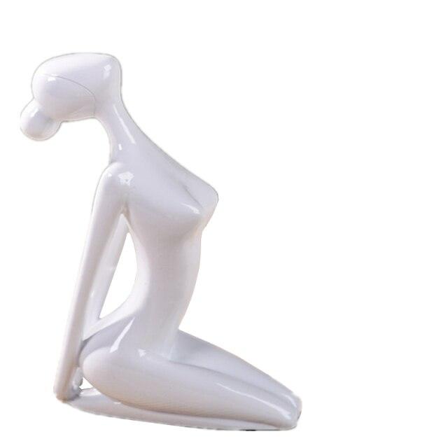Shanti Yoga Girl Statuette For Meditation Room And Spiritual Decoration 6735240364186-1