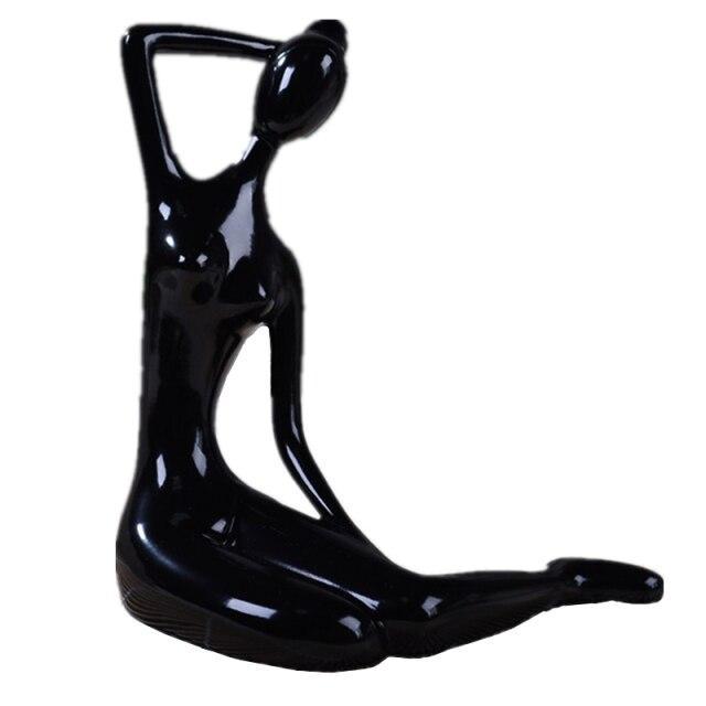 Shanti Yoga Girl Statuette For Meditation Room And Spiritual Decoration 6735240364186-1